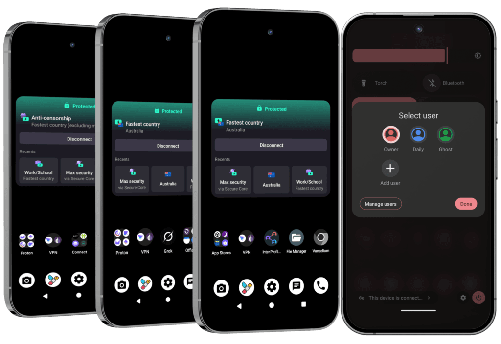 anonymous privacy private phone Australia user profiles pro bundle